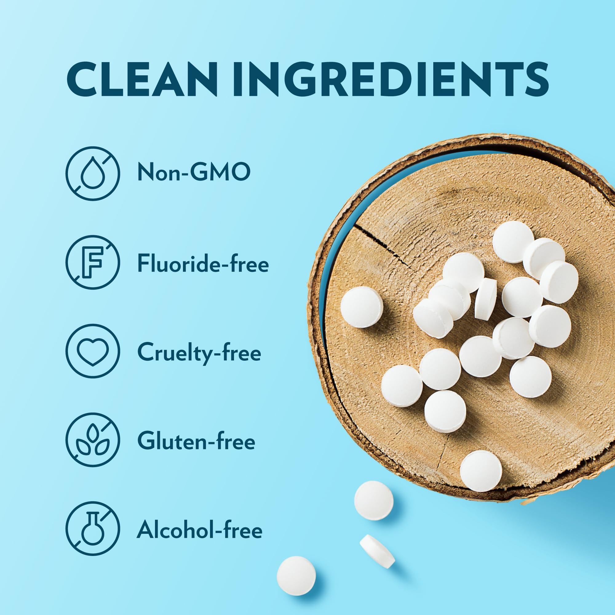 Ingredients: hydroxyapatite, CoQ10, xylitol and oral probiotics
