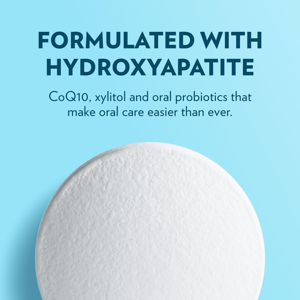 Glass jar packaging of ECOFAM Peppermint Mouthwash Tablets