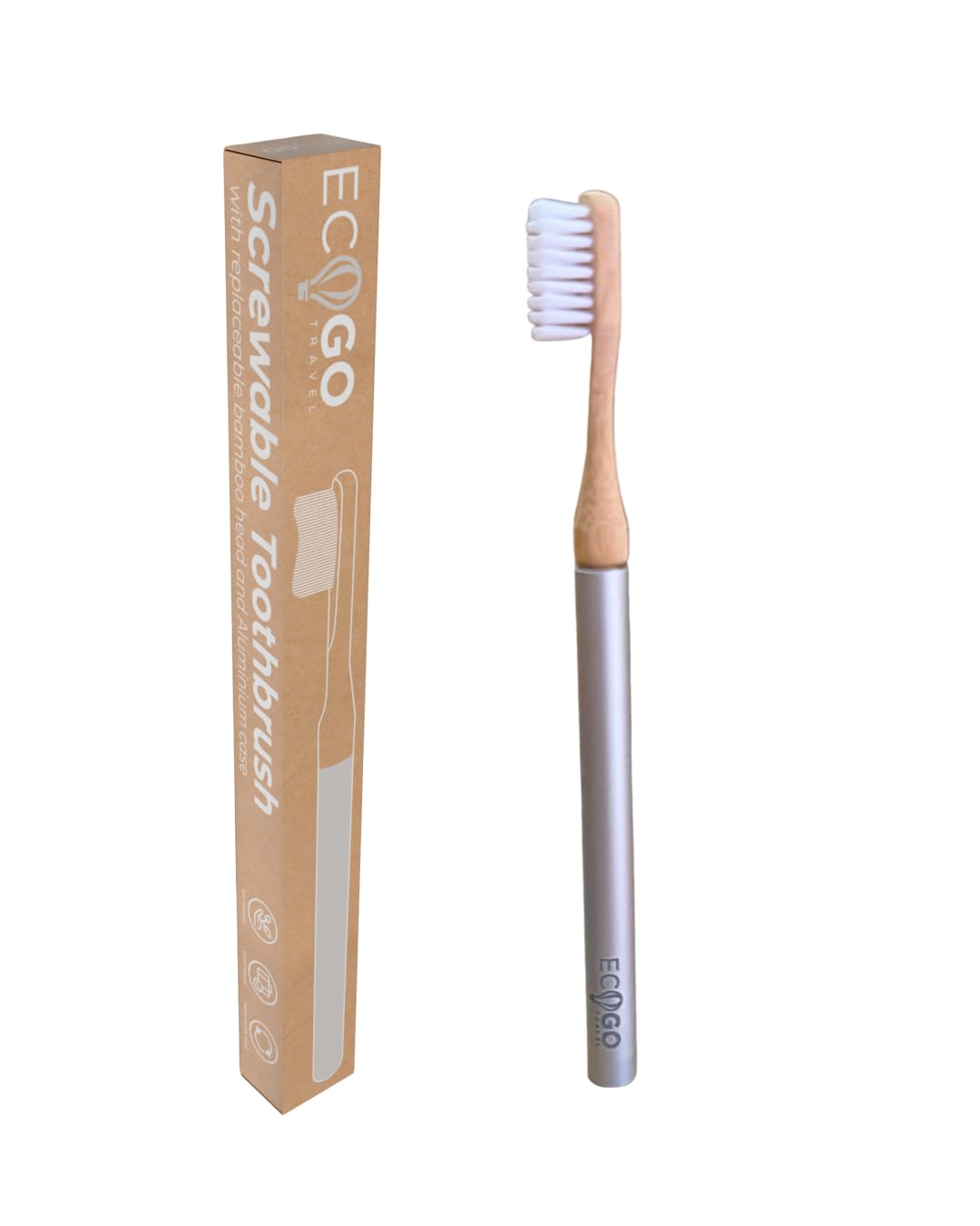 EcoGoTravel screwable toothbrush overall design