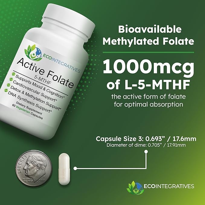 MTHFR-friendly methylated folate formula