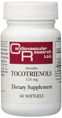 Ecological Formulas Annatto Tocotrienols 125 mg bottle — 60 gels