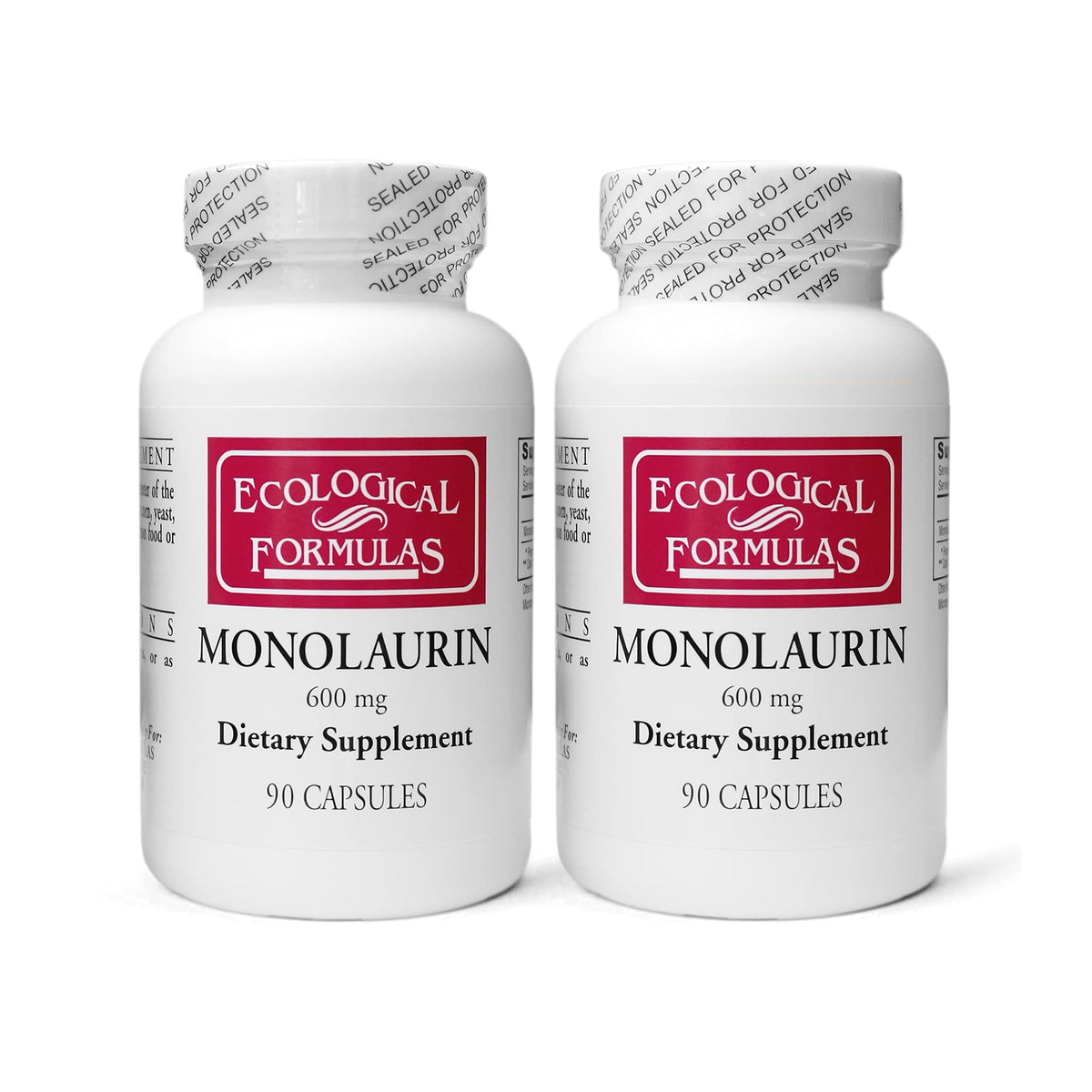 Ecological Formulas Monolaurin two-bottle package