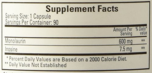 Dietary supplement Monolaurin 600mg image