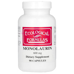 Ecological Formulas Monolaurin 600 mg capsules bottle – 90 count
