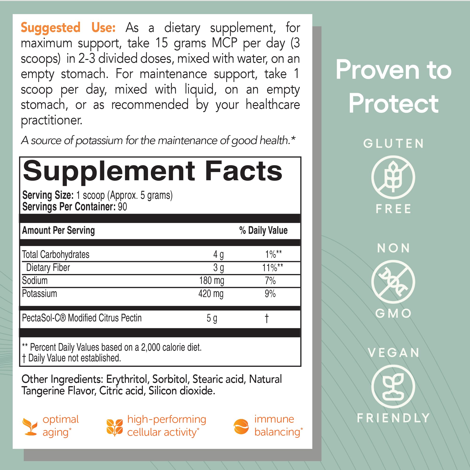 EcoNugenics alginates glycine blend visual for digestive support