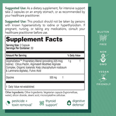 EcoNugenics GlyphoDetox citrus pectin highlights fiber-based toxin binding for cleaner digestion.