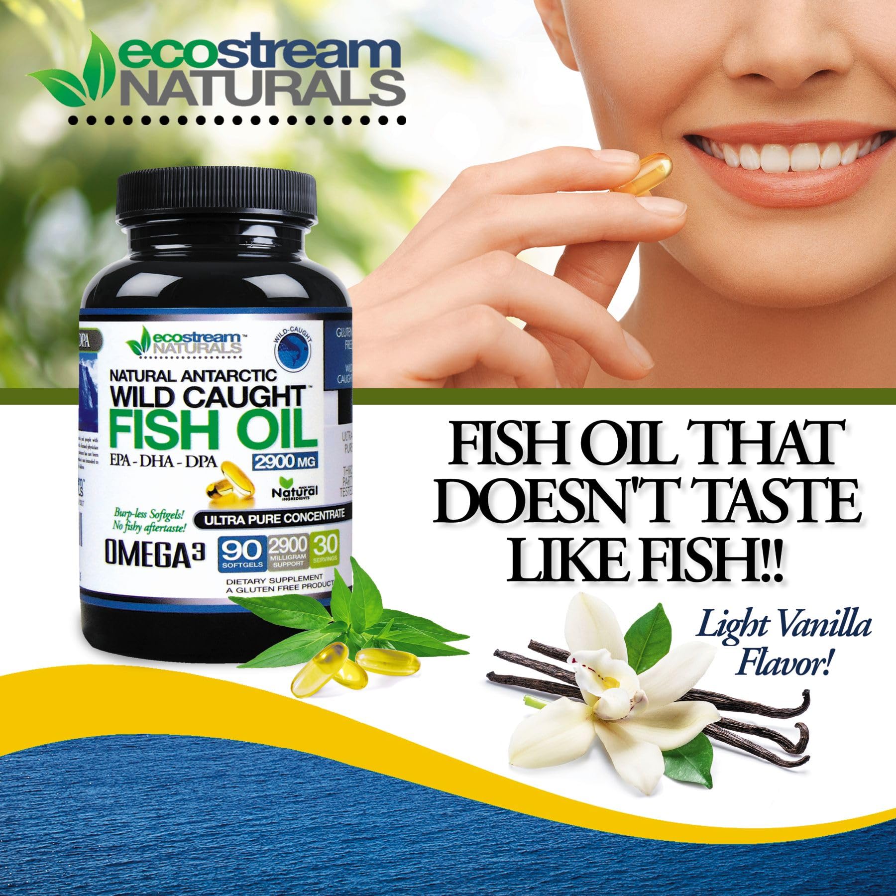 GMP and Organic manufacturing seals for EcoStream Naturals