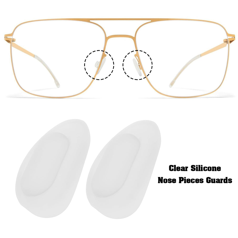 Close-up of 7x13mm silicone nose pad for Mykita glasses