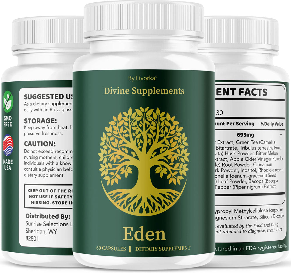 Lifestyle shot of Eden Capsules for daily wellness