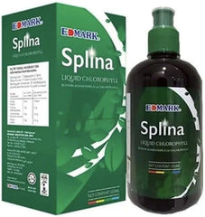 EDMARK Splina Liquid Chlorophyll 500ml bottle close-up
