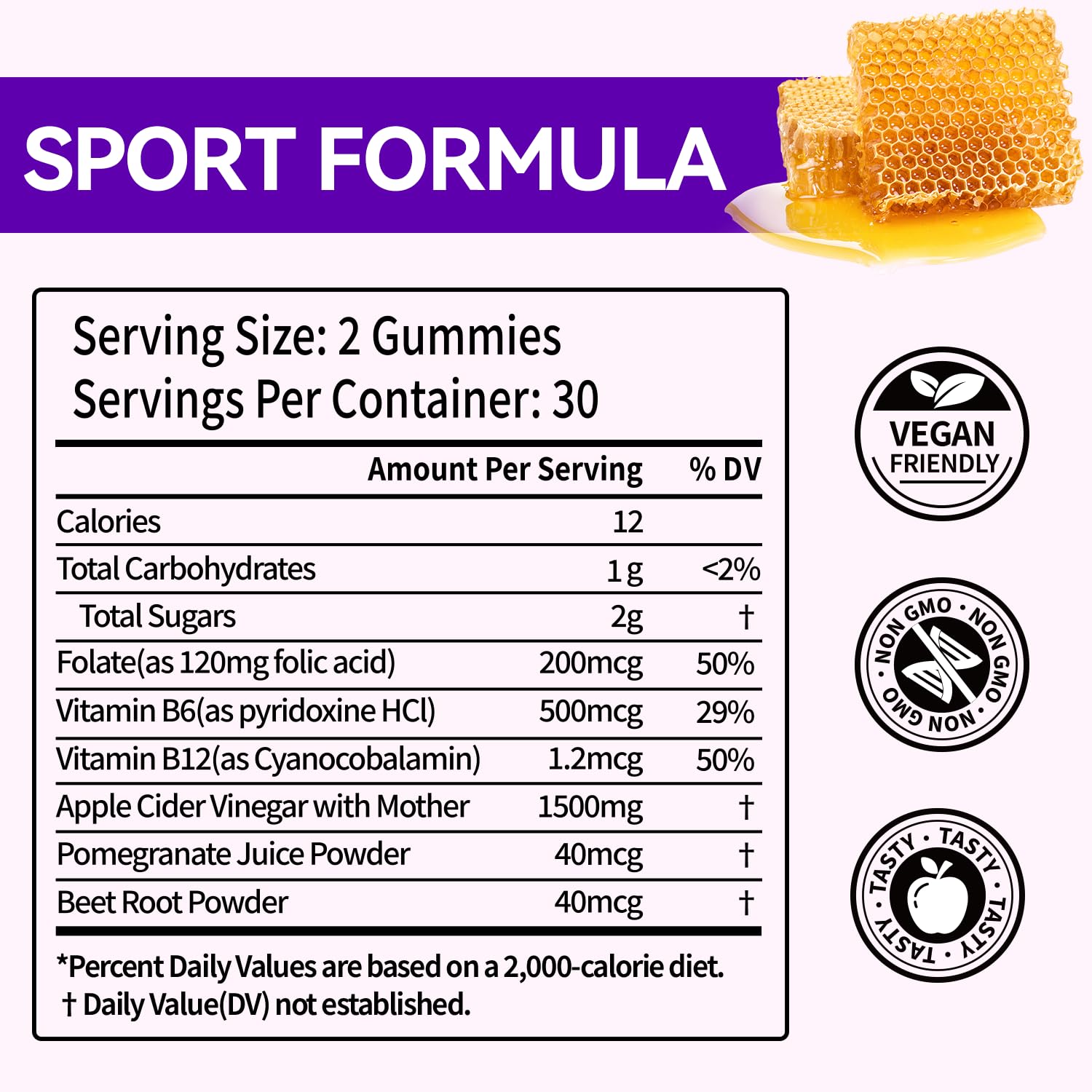 EDUDYF single gummy on spoon demonstrating easy serving and on-the-go use