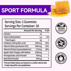 EDUDYF single gummy on spoon demonstrating easy serving and on-the-go use