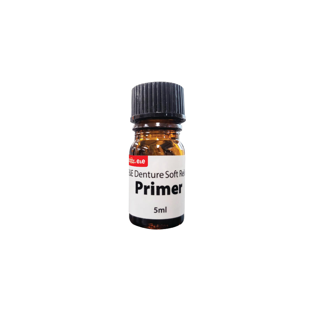 Close-up of durable bond for acrylic dentures