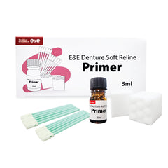 E&E Denture Soft Reline Primer bottle and packaging
