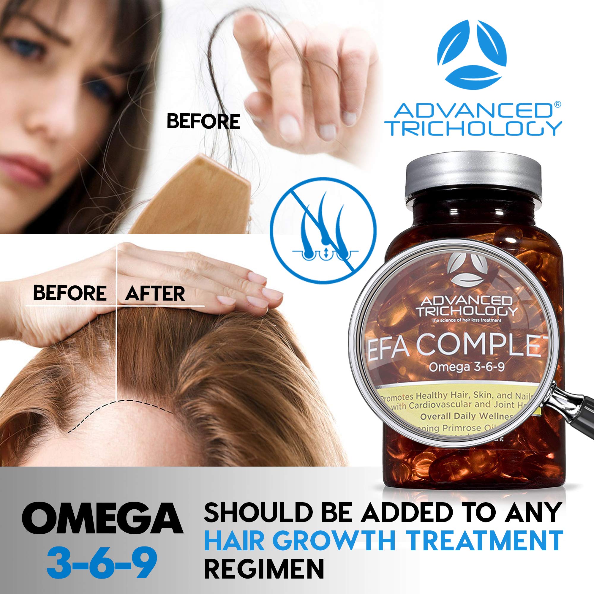 Nutrition and ingredient chart for EFA Complete showing GLA-rich profile