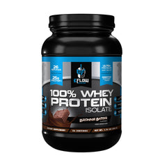 eflow nutrition brownie batter bottle shows convenient post-workout protein option for lean gains