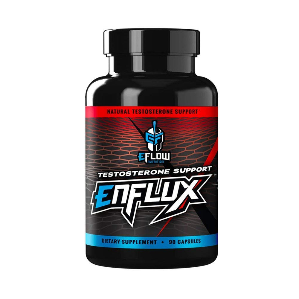 eflow nutrition enflux bottle front shows lean mass support potential