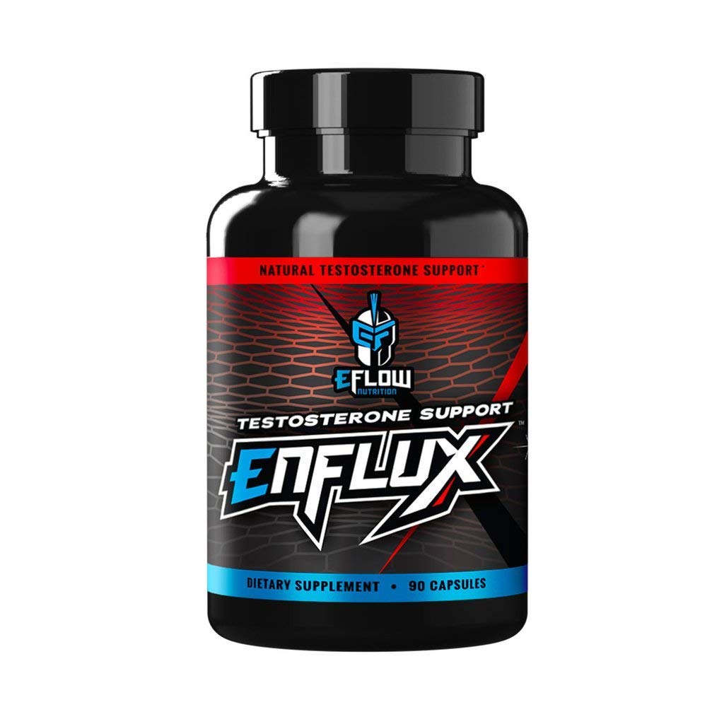 eflow nutrition enflux bottle front shows lean mass support potential