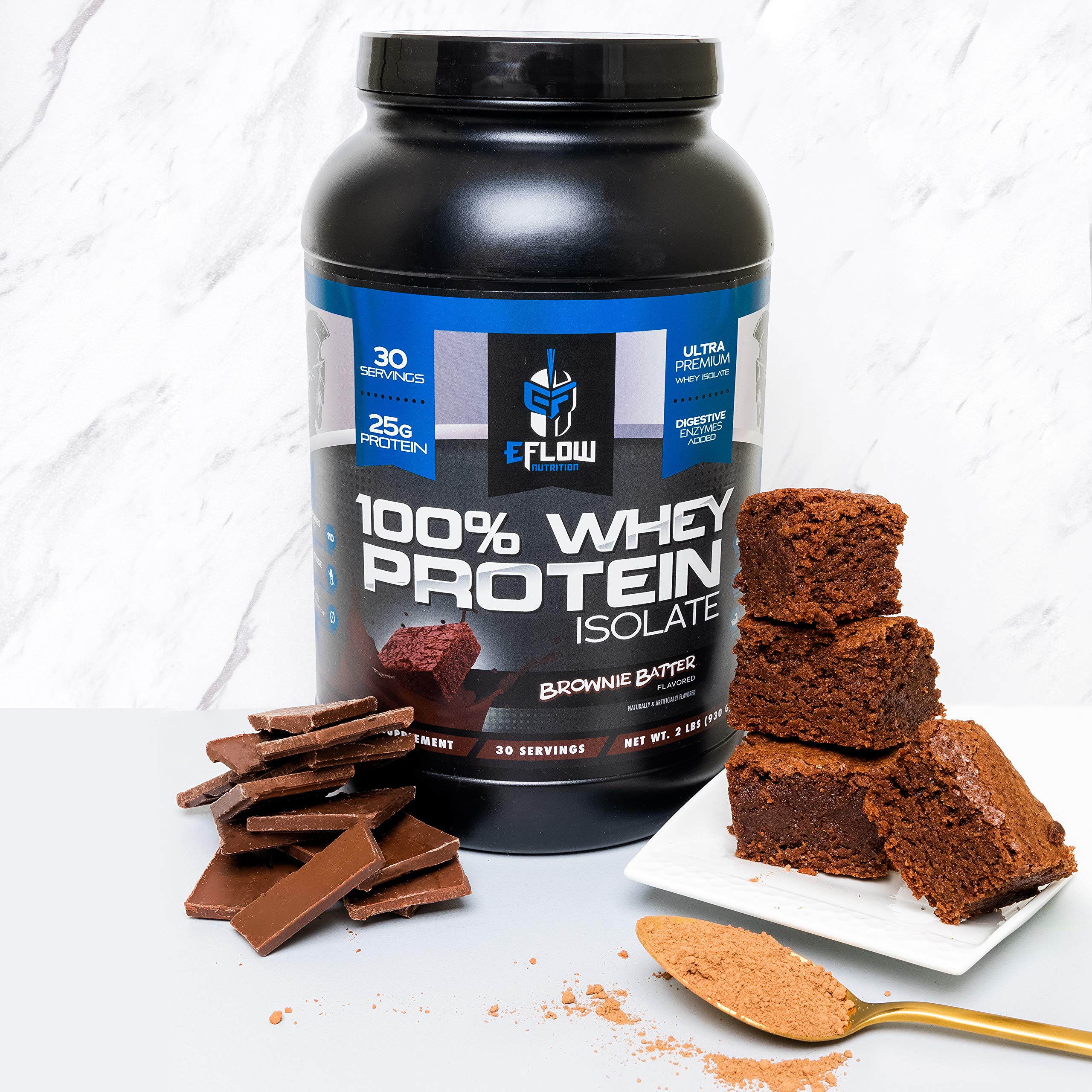 eflow nutrition low-carb whey ingredients panel emphasizes macro-friendly nutrition
