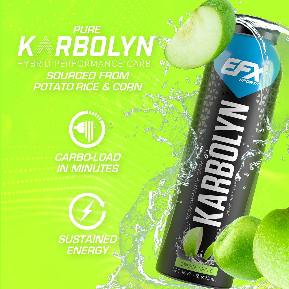 EFX Sports Karbolyn powder texture close-up showing smooth mixability