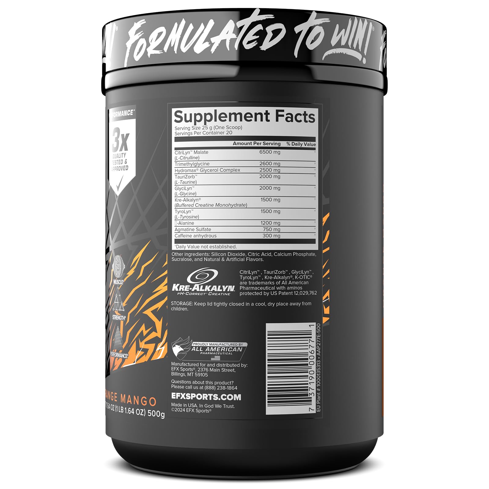 Athletes using K-OTIC Pre Workout during training – Orange Mango