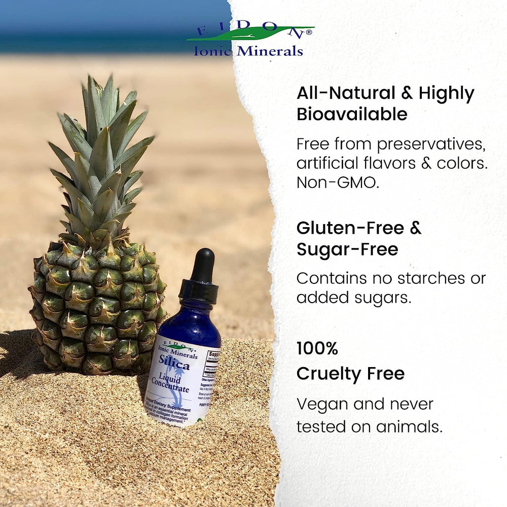 Diagram highlighting minerals and ingredients in Eidon formula