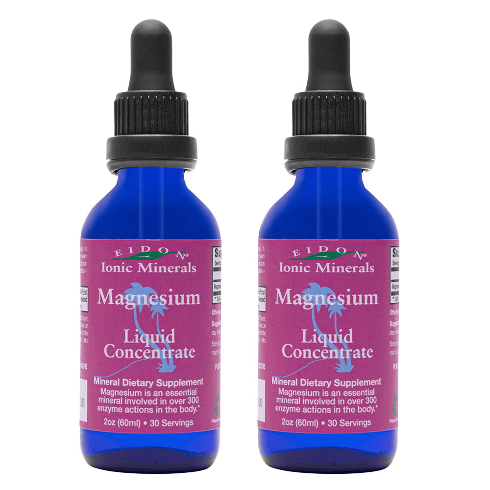 Eidon Liquid Magnesium Concentrate 2 oz bottle, pack of 2