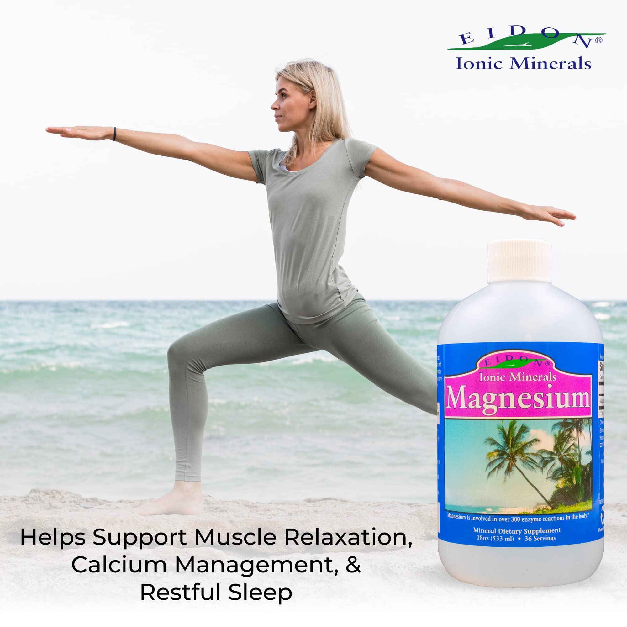 Illustration of muscle relaxation benefits from magnesium