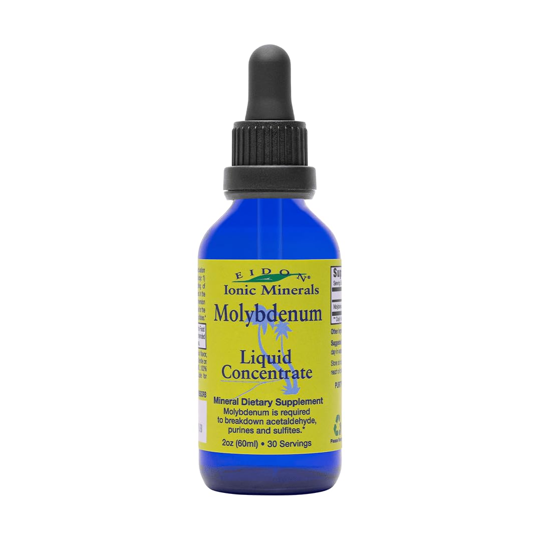 Eidon Ionic Minerals Liquid Molybdenum Drops bottle, 2 oz