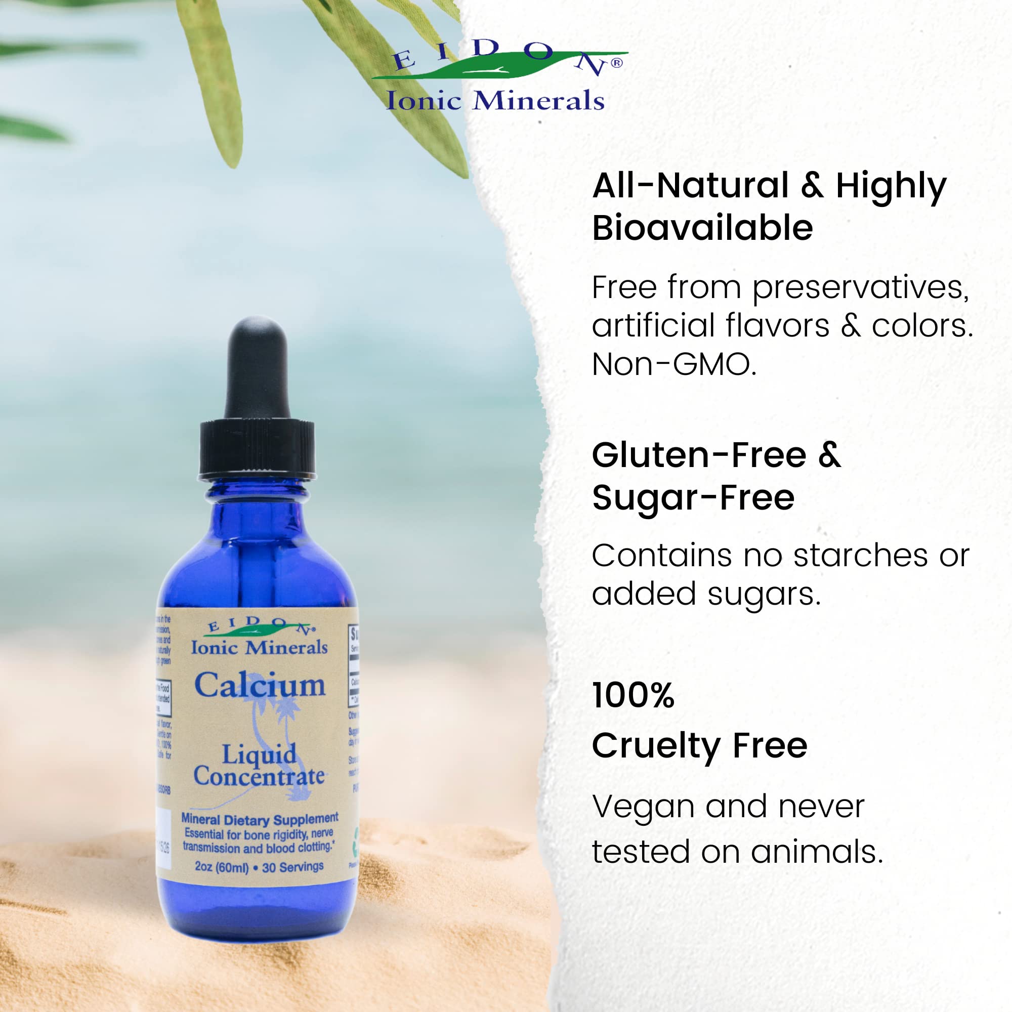 Vegan, kosher, and halal calcium supplement packaging