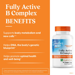 Eight B vitamins supporting energy metabolism