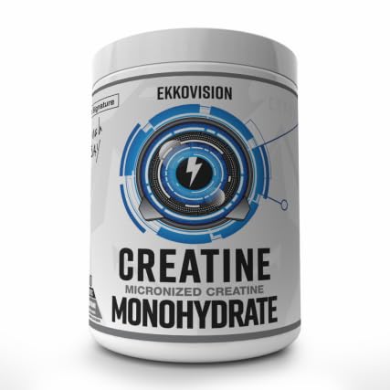 Ekkovision Creatine Monohydrate Powder – White Lightning flavor, 100 servings
