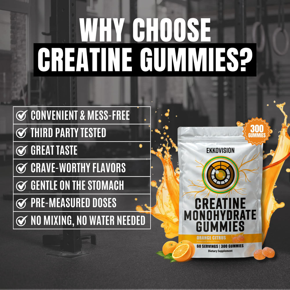 Close-up of orange citrus flavored gummies