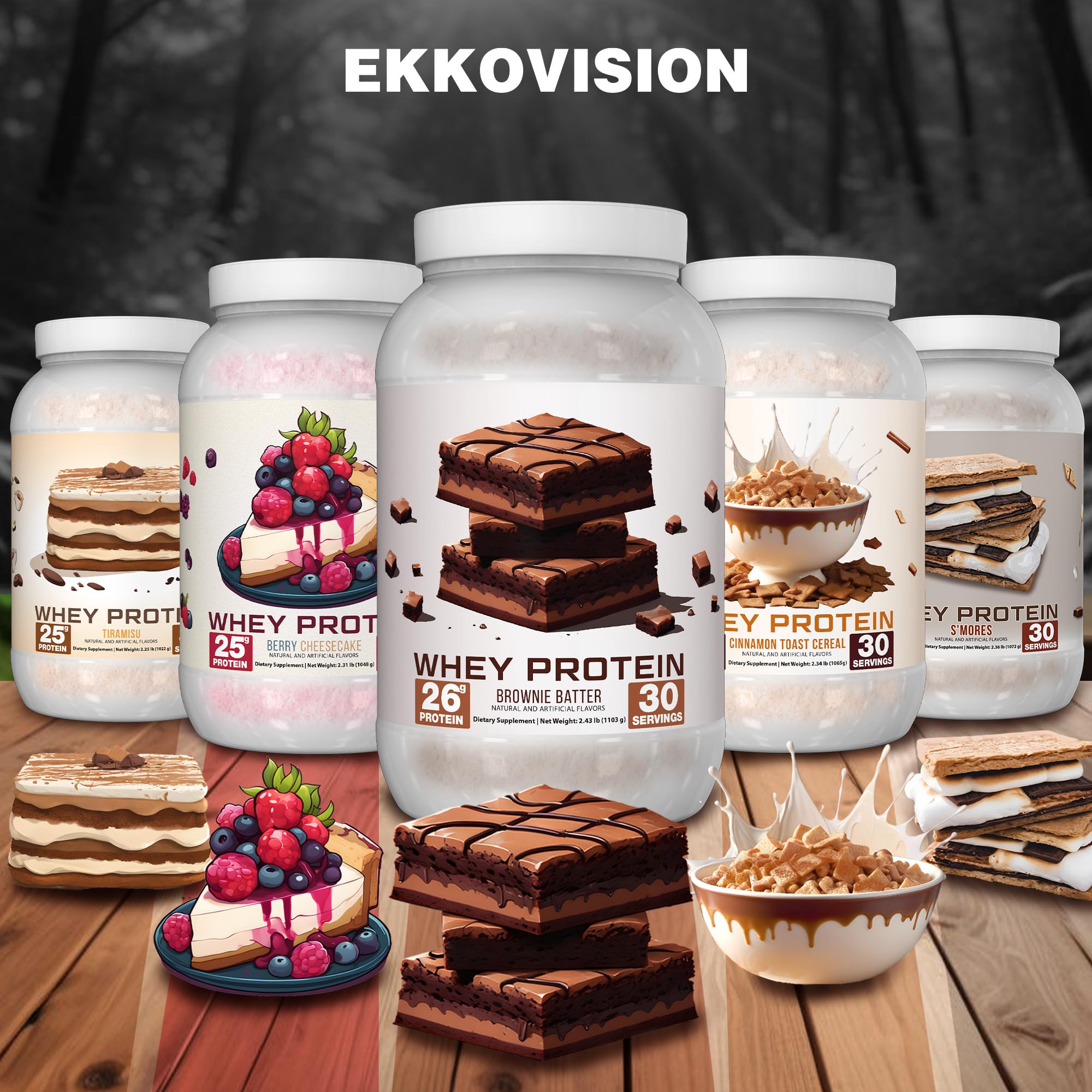 Ekkovision protein pancakes idea close-up for a protein-packed breakfast.