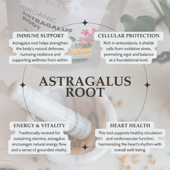 USDA Organic label on astragalus root product