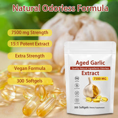 Back view of Elare Aged Garlic Extract bottle