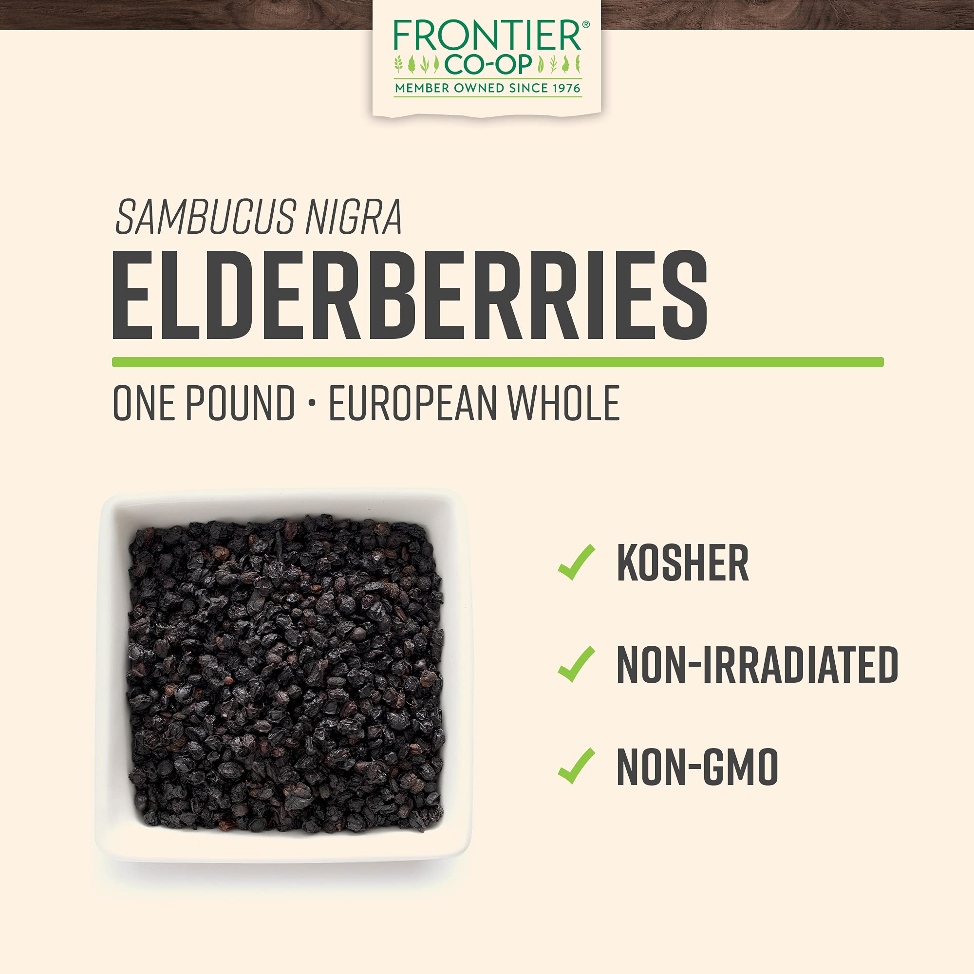 Dried elderberries perfect for tea, syrups, jams and cooking