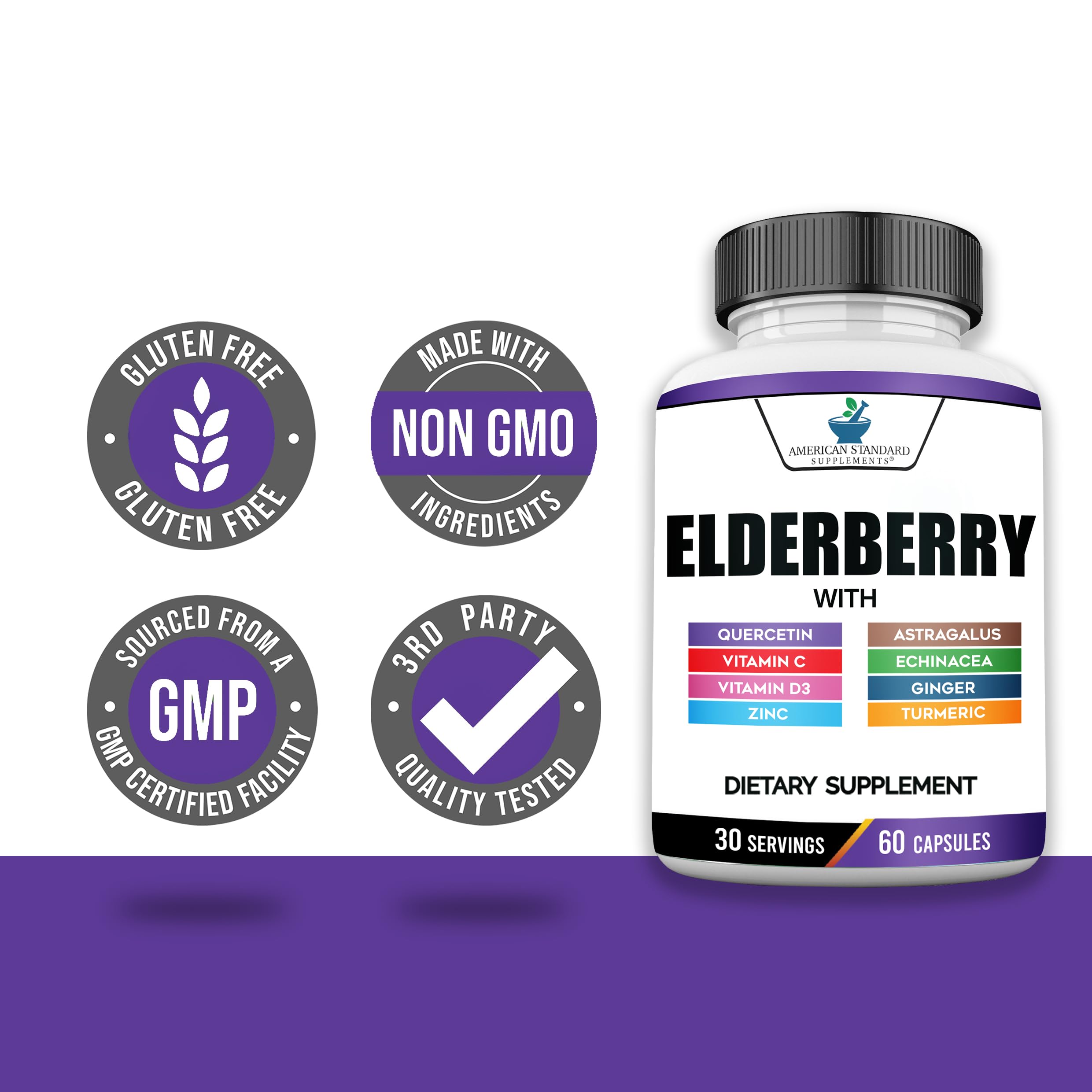 USA-made quality assurance seal for American Standard Supplements