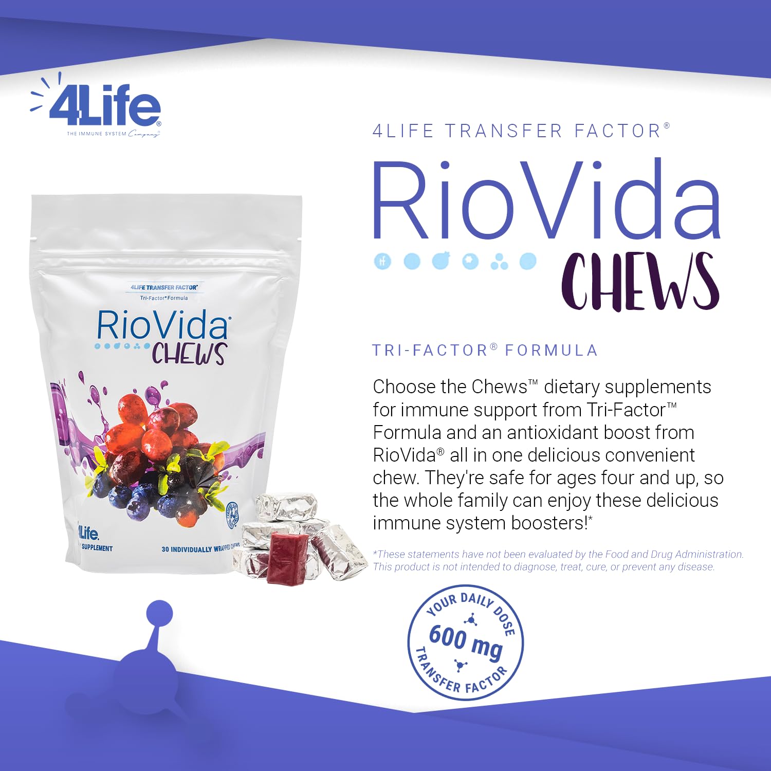 Elderberry ingredient used in RioVida Chews