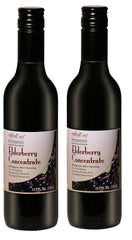 Two 12.5 fl oz Wyldewood Elderberry Juice Concentrate bottles in a 2-pack