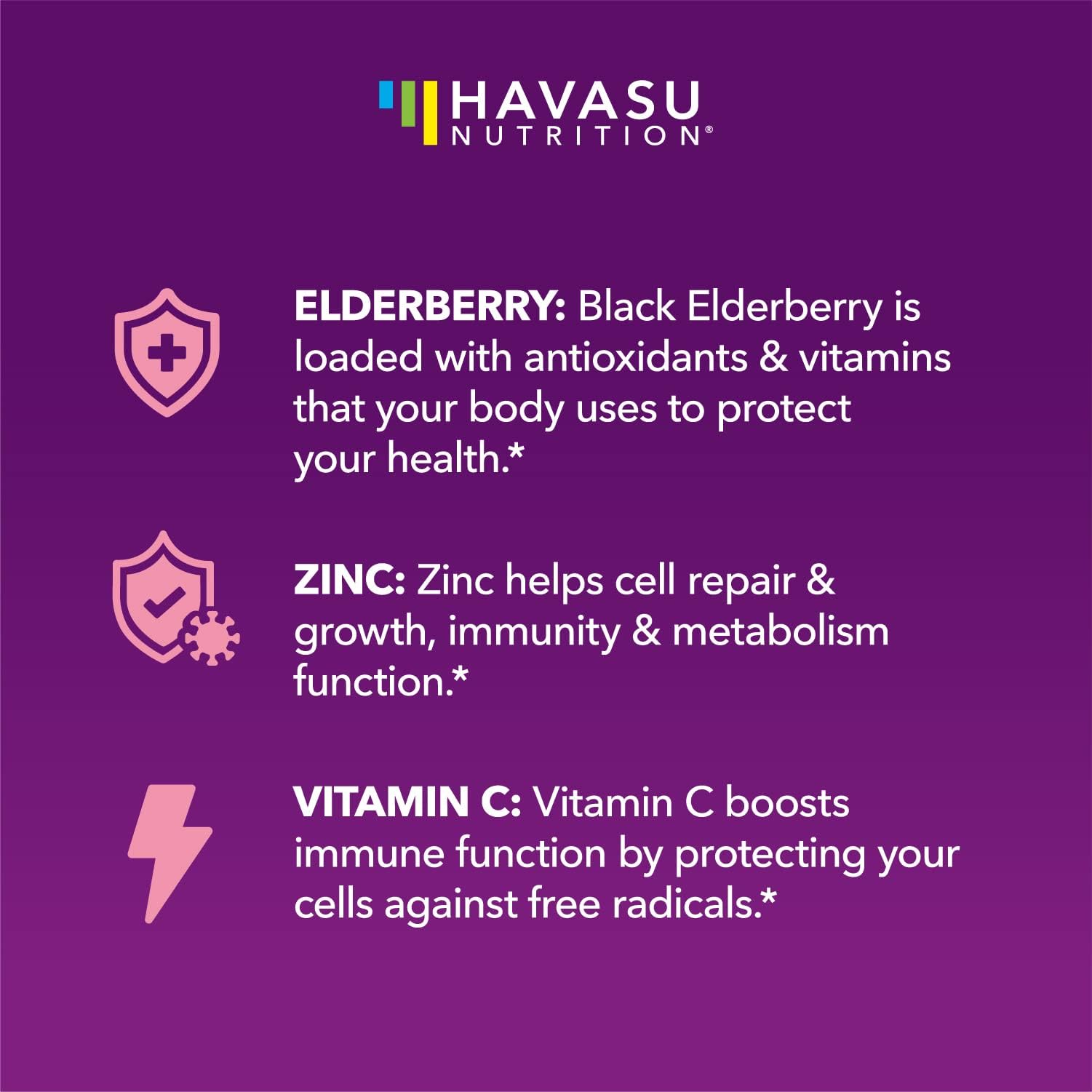 Close-up of berry-flavored elderberry gummies