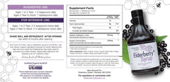 USDA Organic certification seal on Elderberry Queen label
