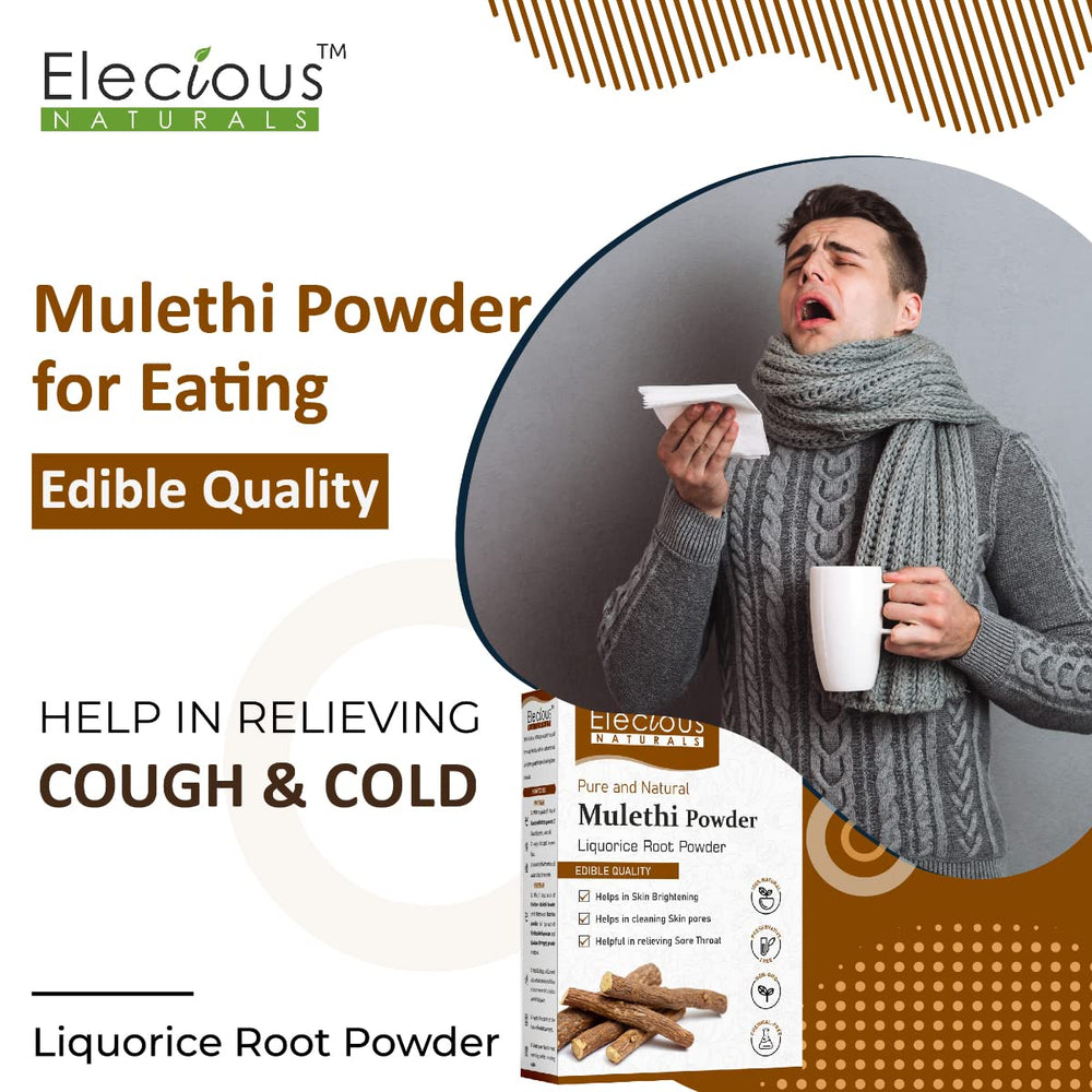 Natural preservative-free mulethi powder in 200g jar