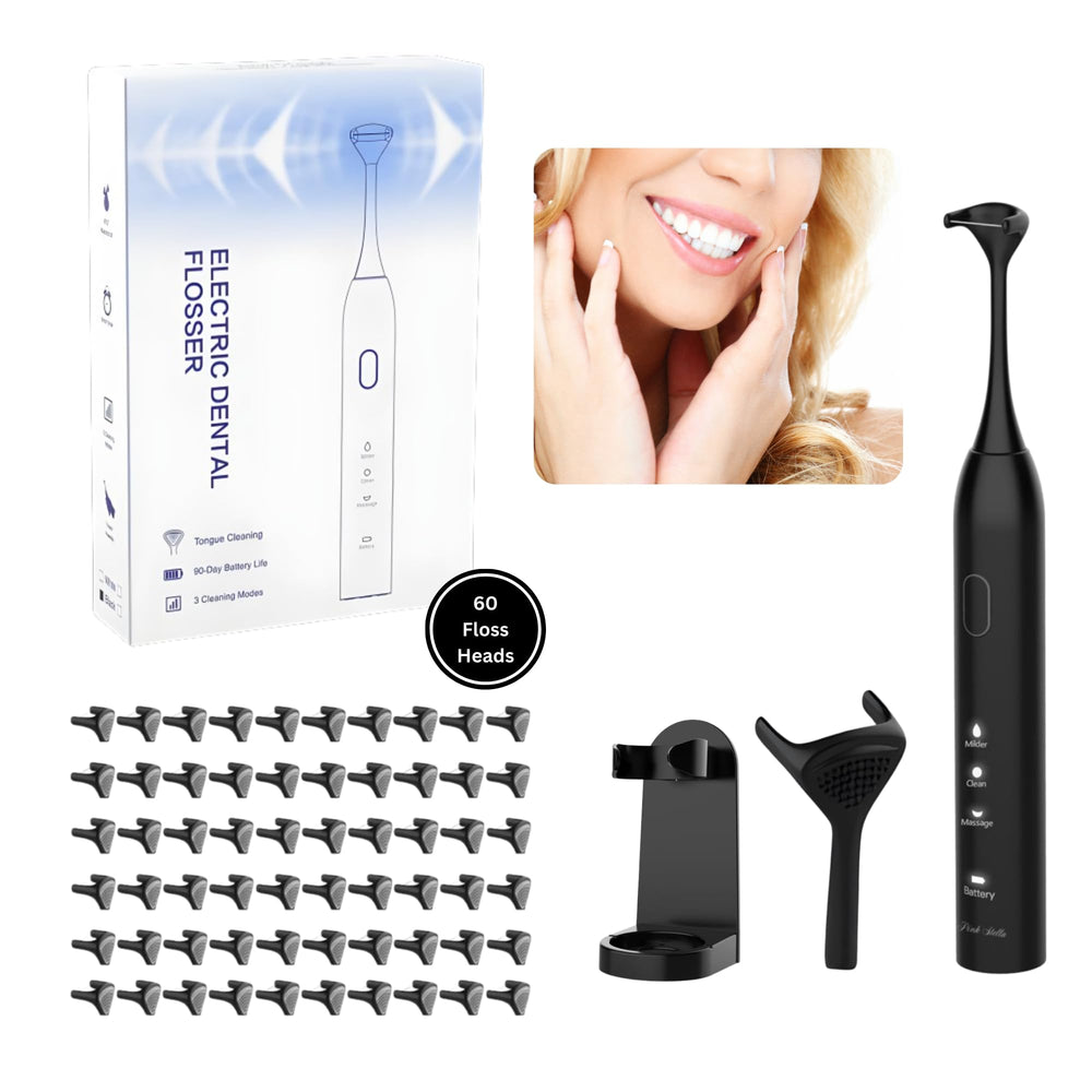 Front view of Electric Dental Flosser with compact design