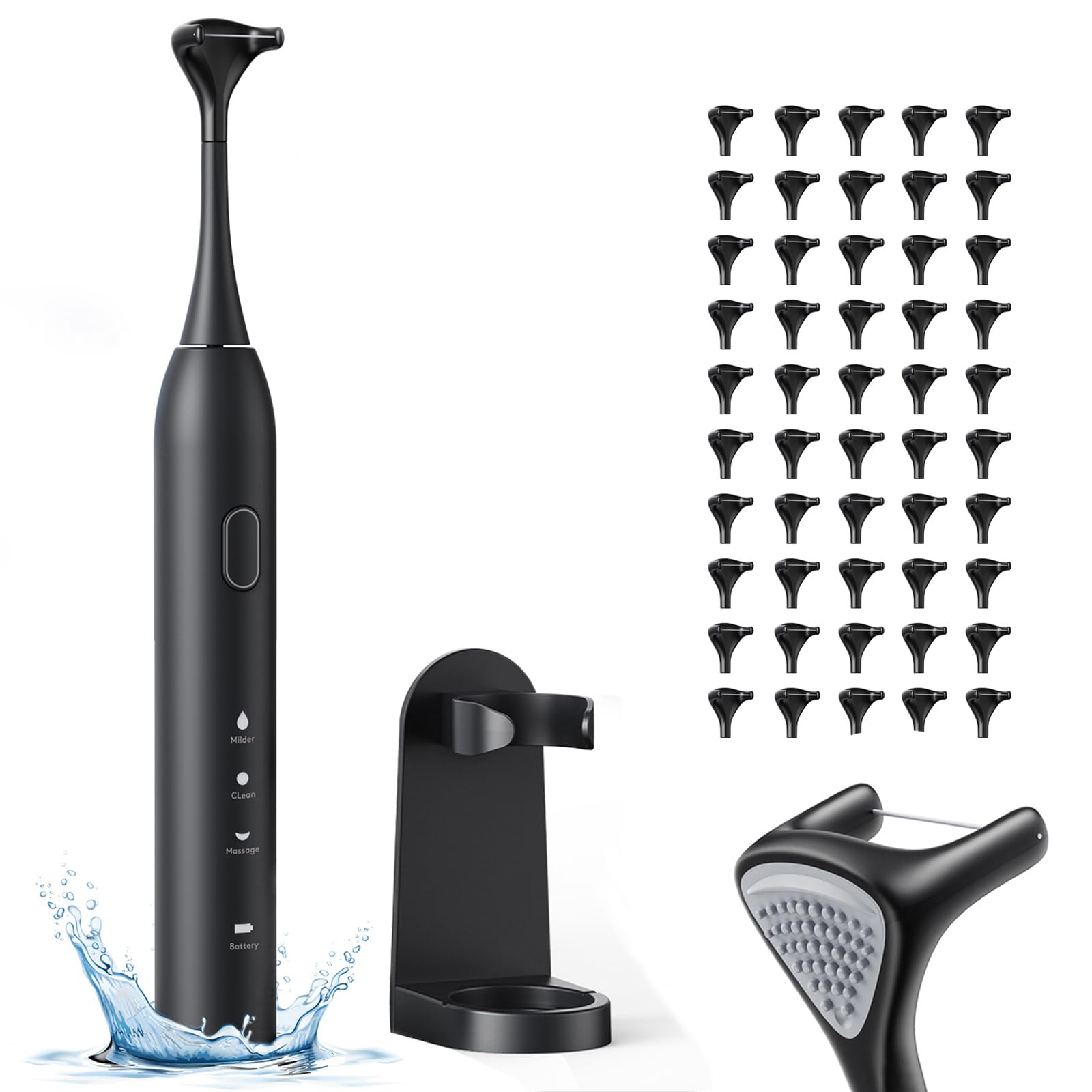 Electric Flosser device with 50 replacement heads
