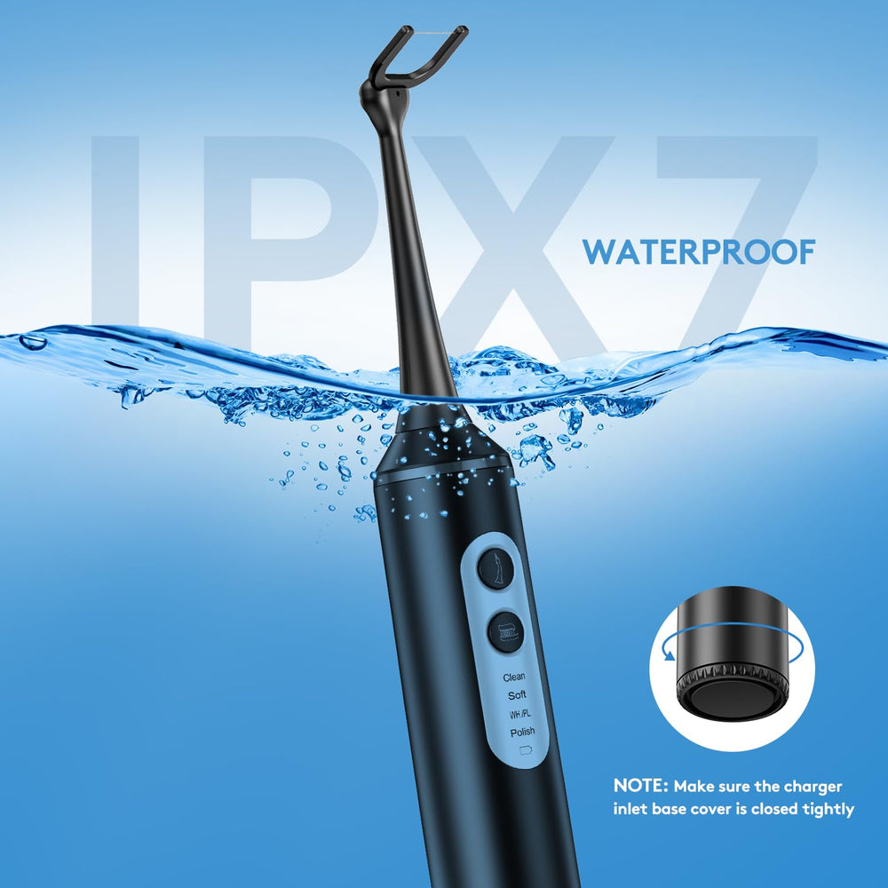 Interchangeable cleaning heads for plaque and debris removal