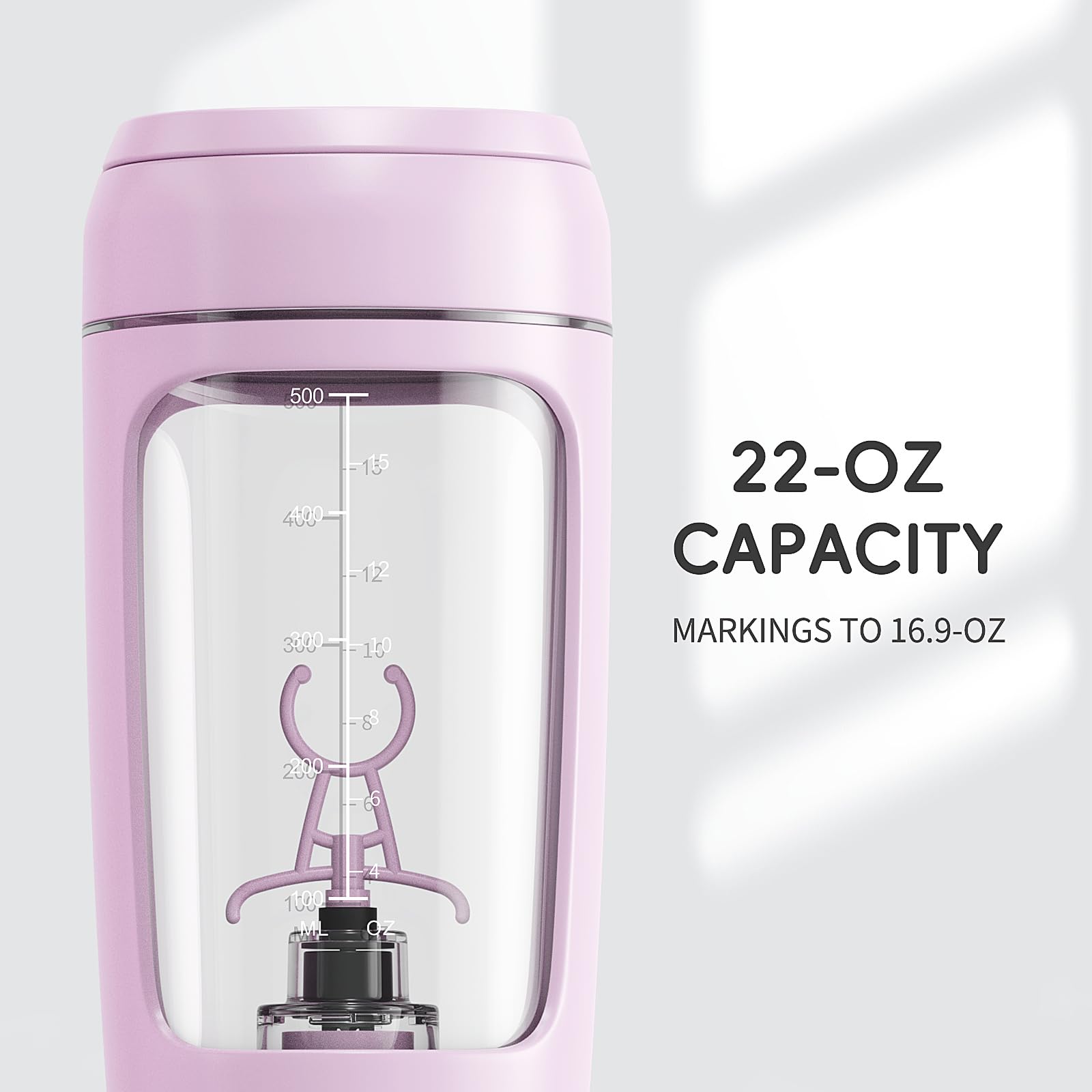 22oz measurement markings on bottle