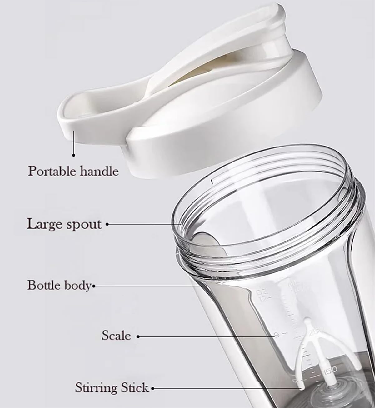 Tritan BPA-free material close-up highlighting clarity and durability