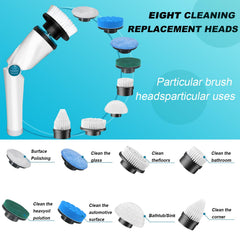 Large flat brush head for wide surfaces