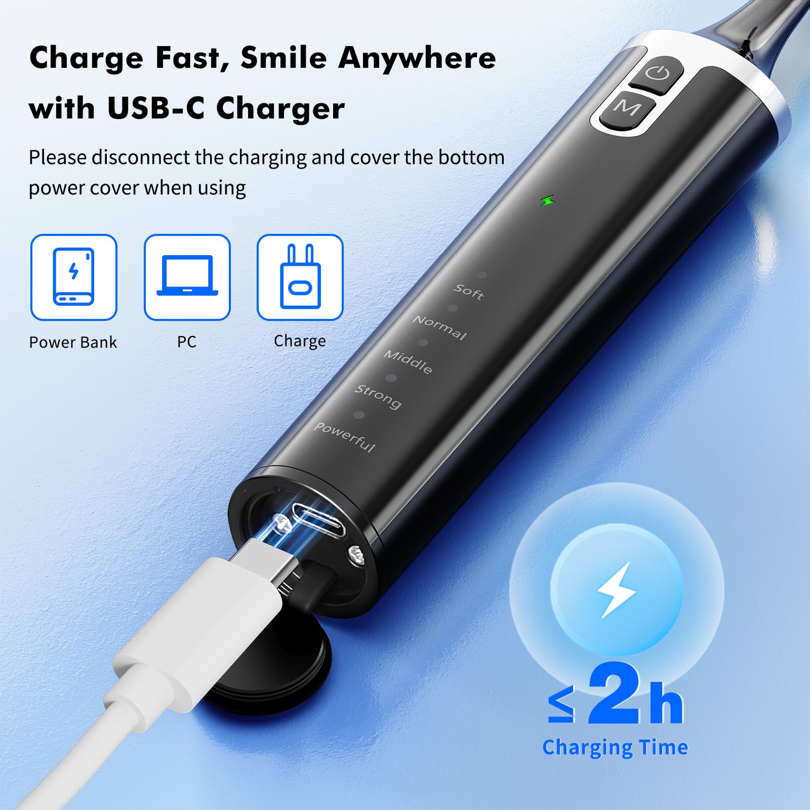 IPX6 waterproof rating with device in bathroom setting